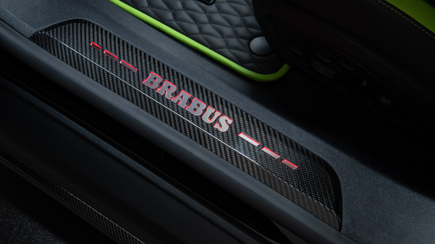 Scuff plates Brabus Carbon for Porsche Taycan