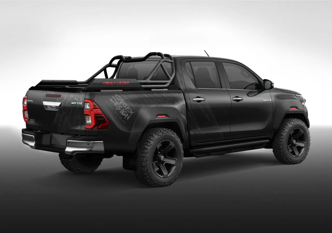 Check our price and buy Carlex Design body kit for Toyota Hilux 2020+ Line-X