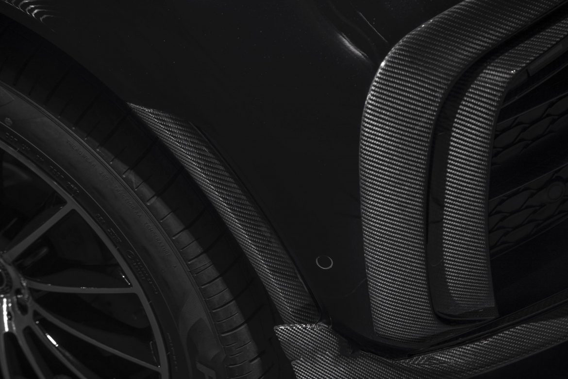 Side grills carbon for Mercedes-Benz GLE V 167 AMG Line