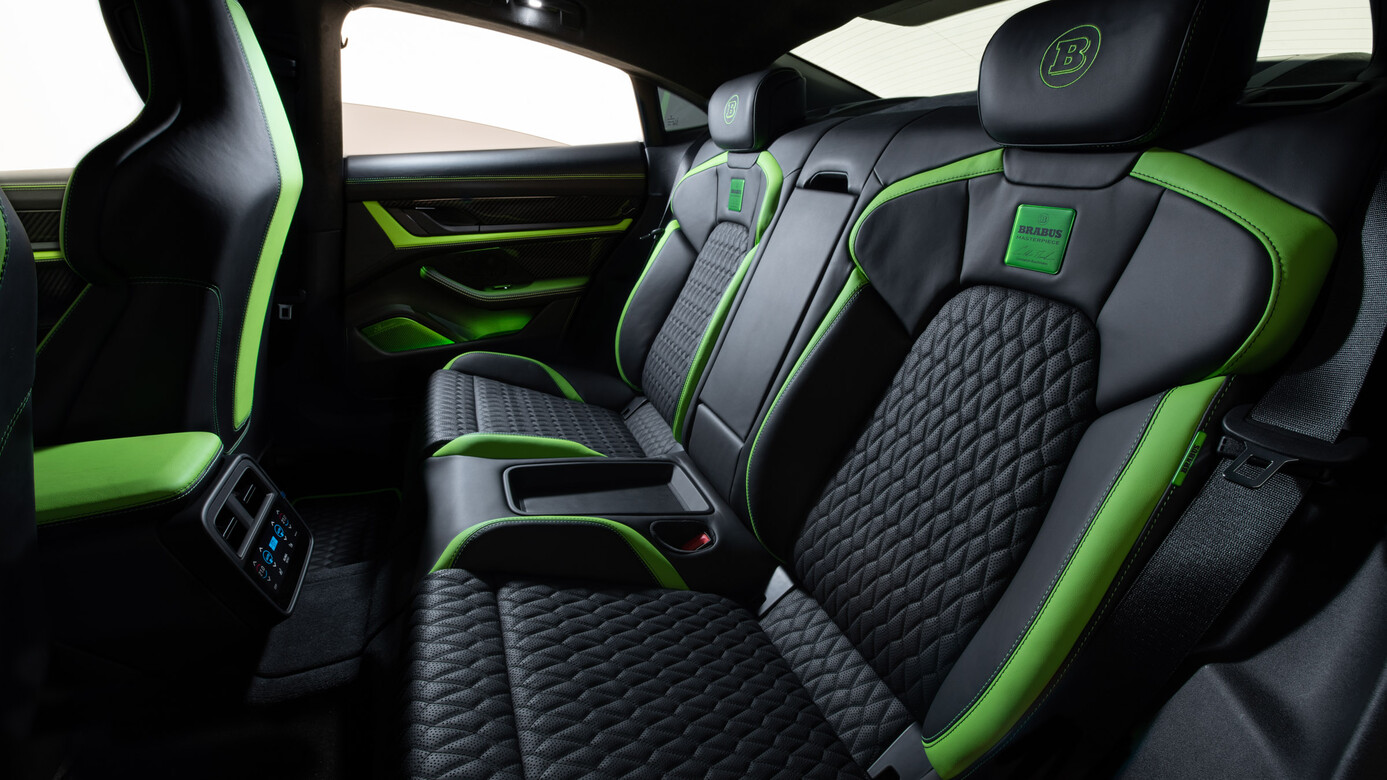 Leather interior Brabus Carbon for Porsche Taycan