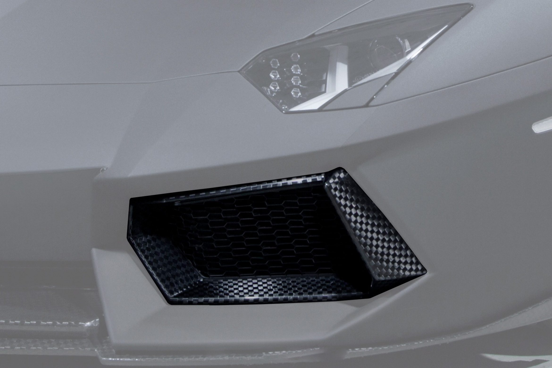 Front bumper air intake frames Carbon for Lamborghini Aventador