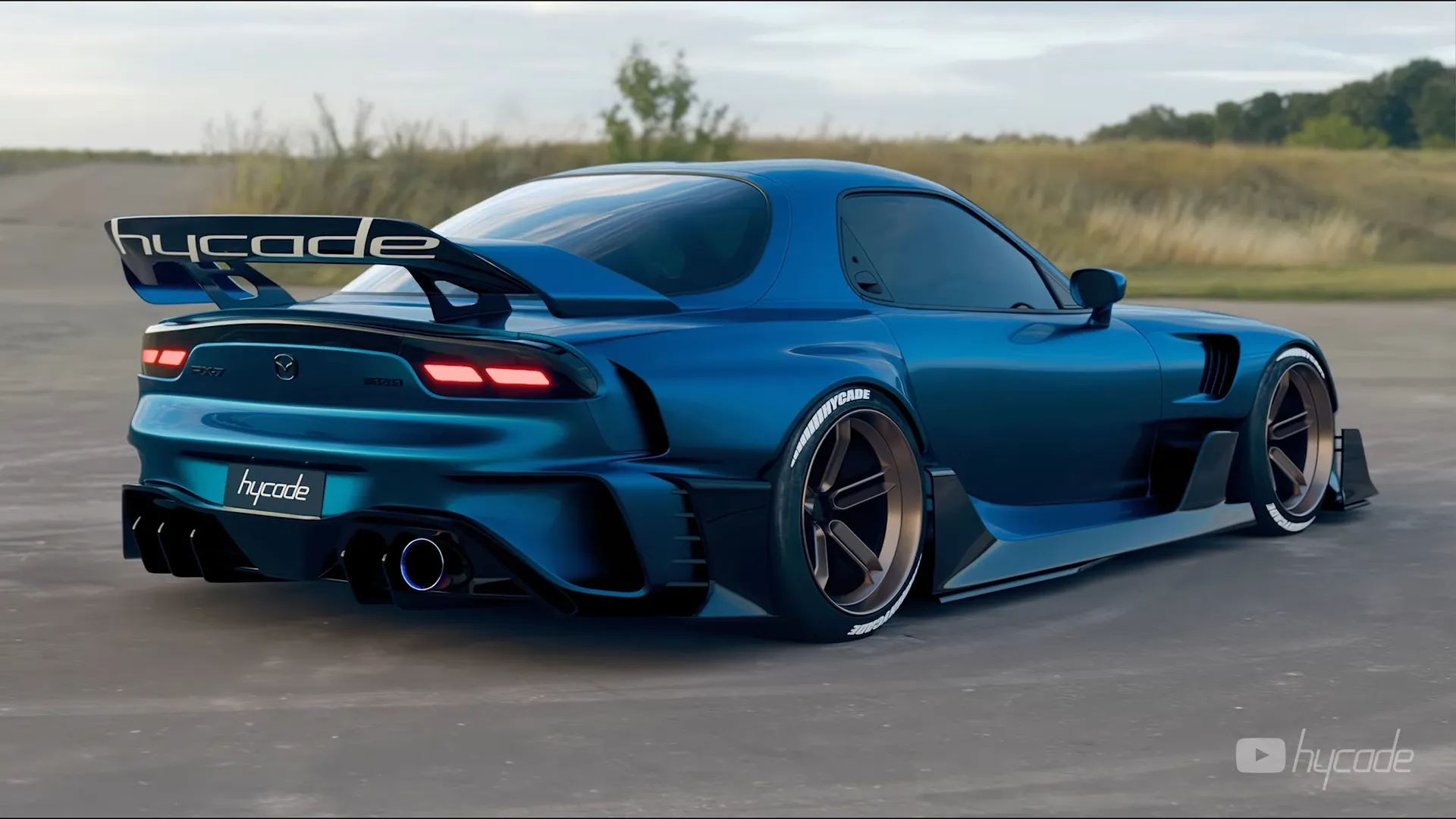 Mazda RX7 Custom Wide Body Kit by Hycade