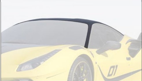 Roof cover Mansory Carbon for Ferrari 488 Siracusa 4XX