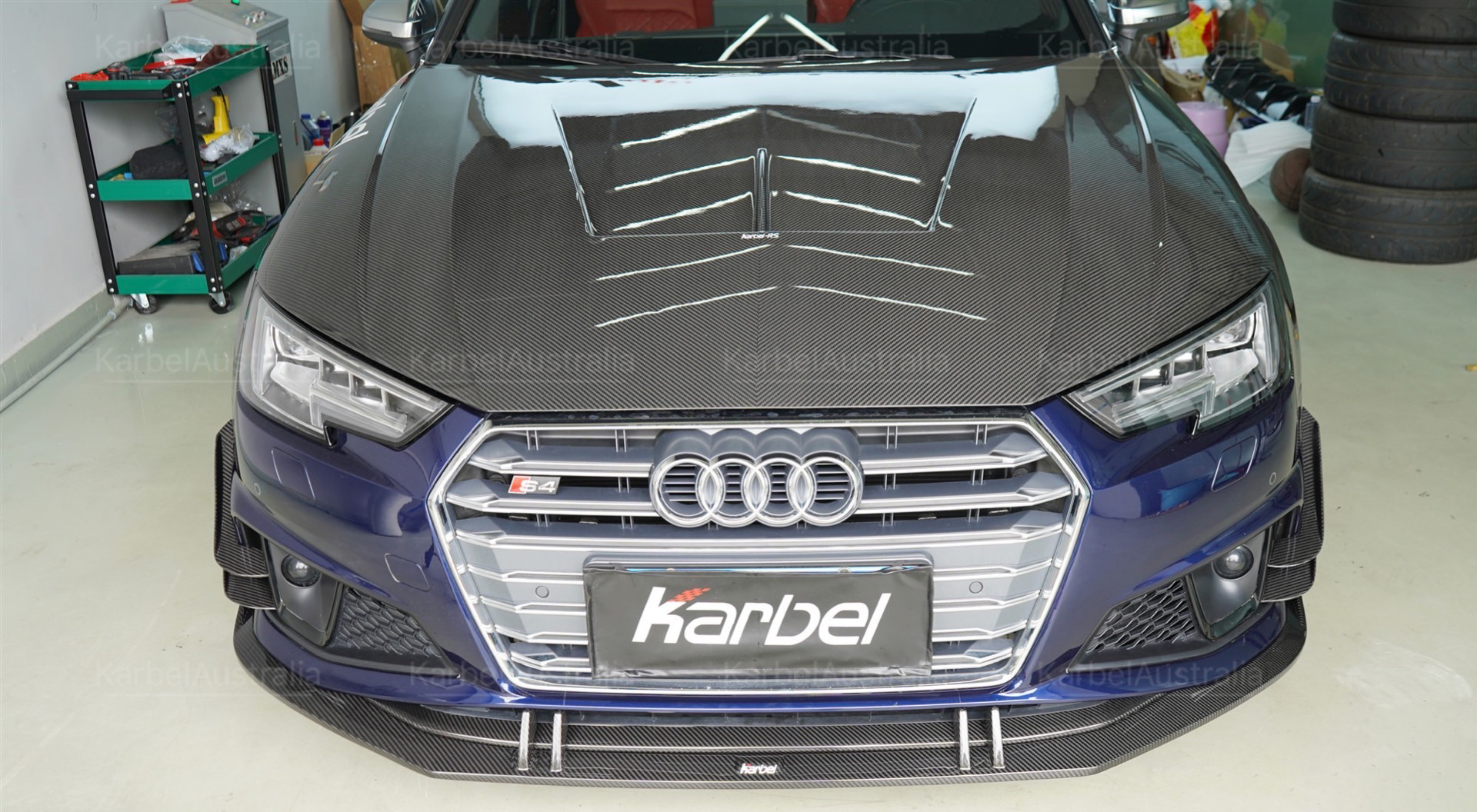 Check our price and buy Karbel Carbon Fiber Body kit set for Audi S4 B9 V.2!