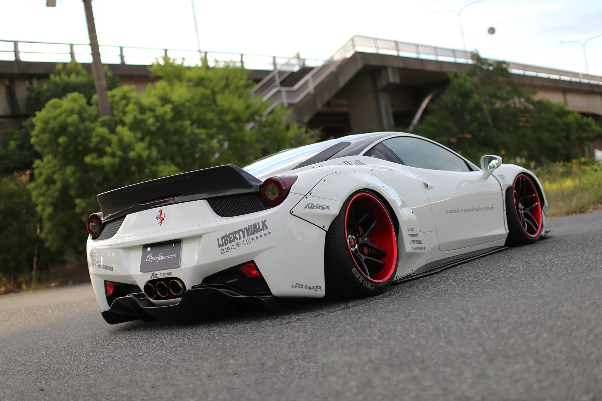 Check our price and buy Liberty Walk body kit for Ferrari 458!