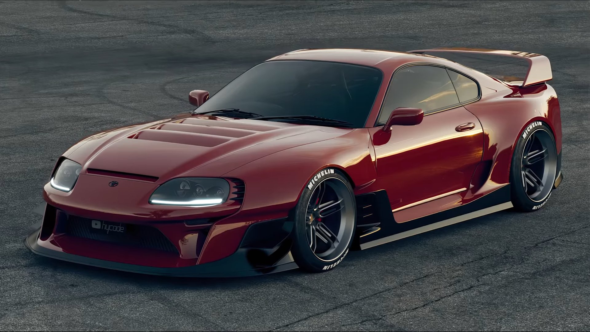 Toyota Supra MK4 Stage 1 Custom Wide Body Kit by Hycade Ver.1 Buy with delivery, installation