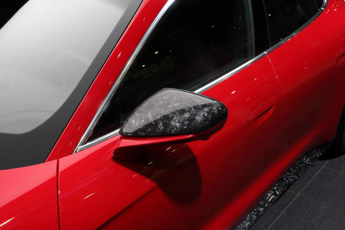 Mirror caps BS Style Carbon for Porsche Taycan