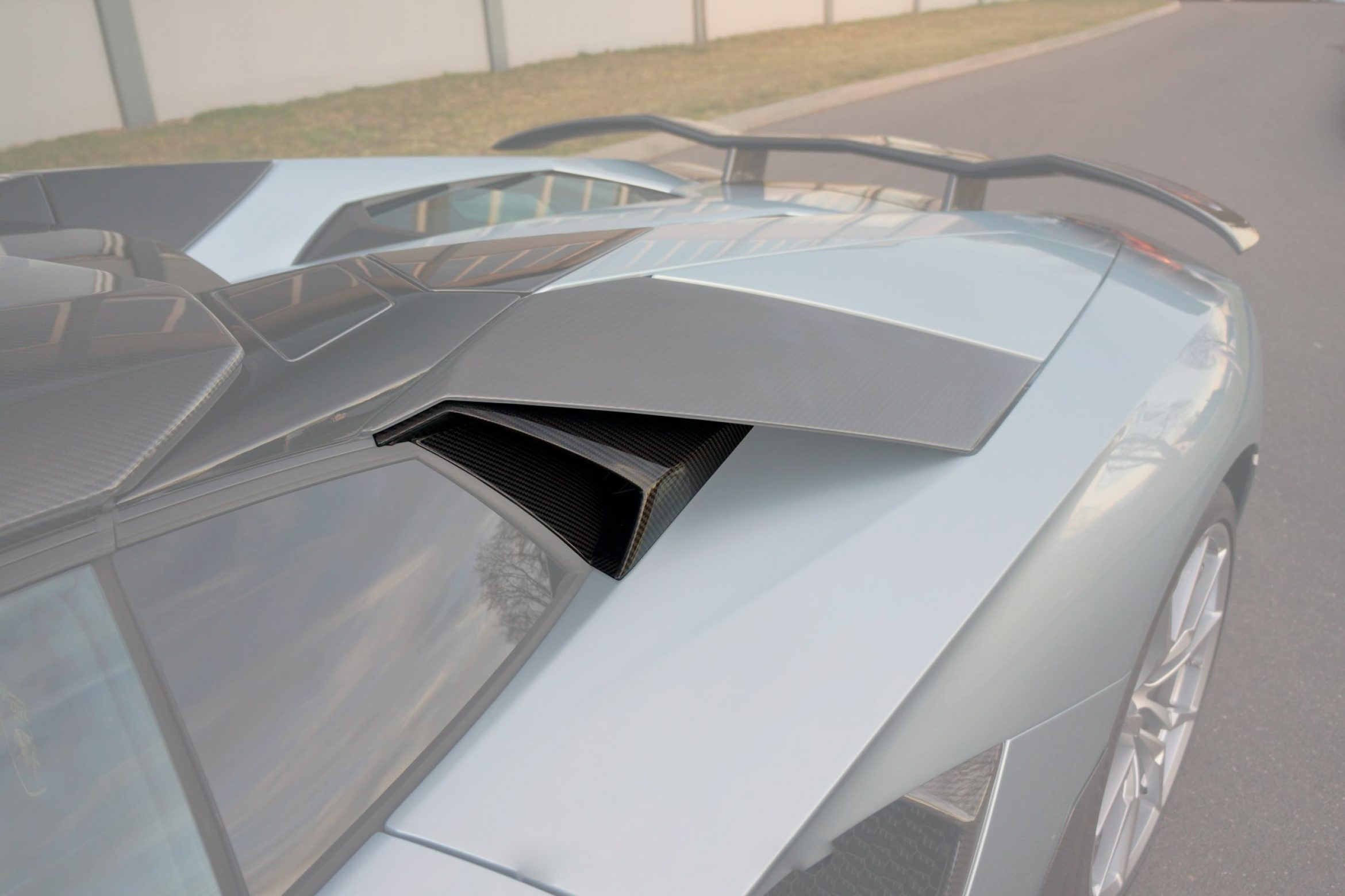 Air intake side window Carbon for Lamborghini Aventador