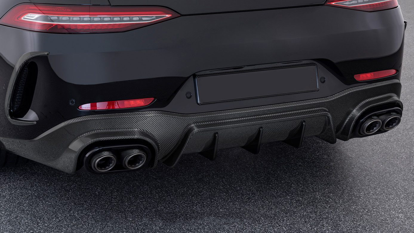 Rear diffuser BS Style Carbon for Mercedes AMG GT X 290 AMG GT 63