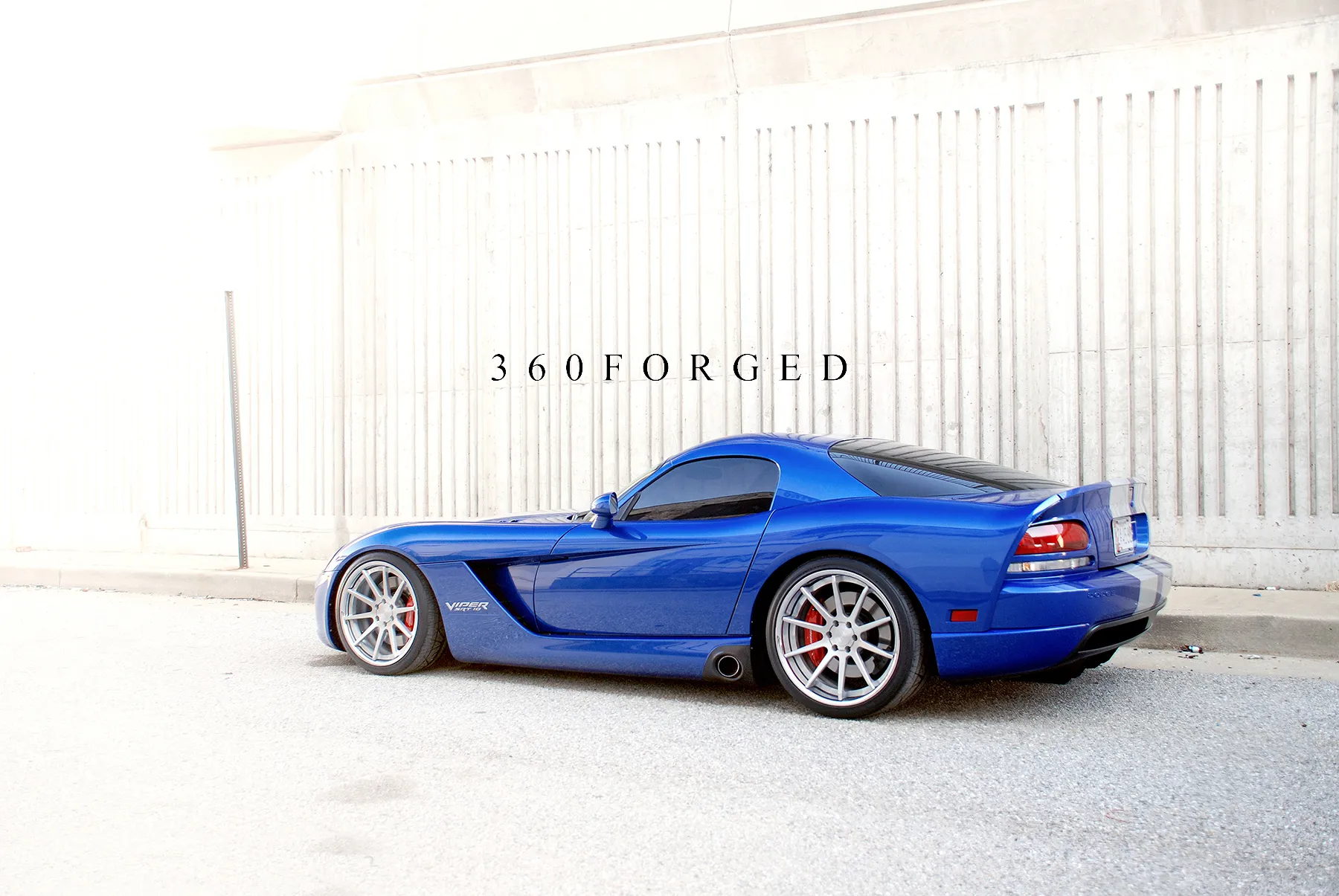 360 Forged Mesh 10 on Dodge Viper — side view