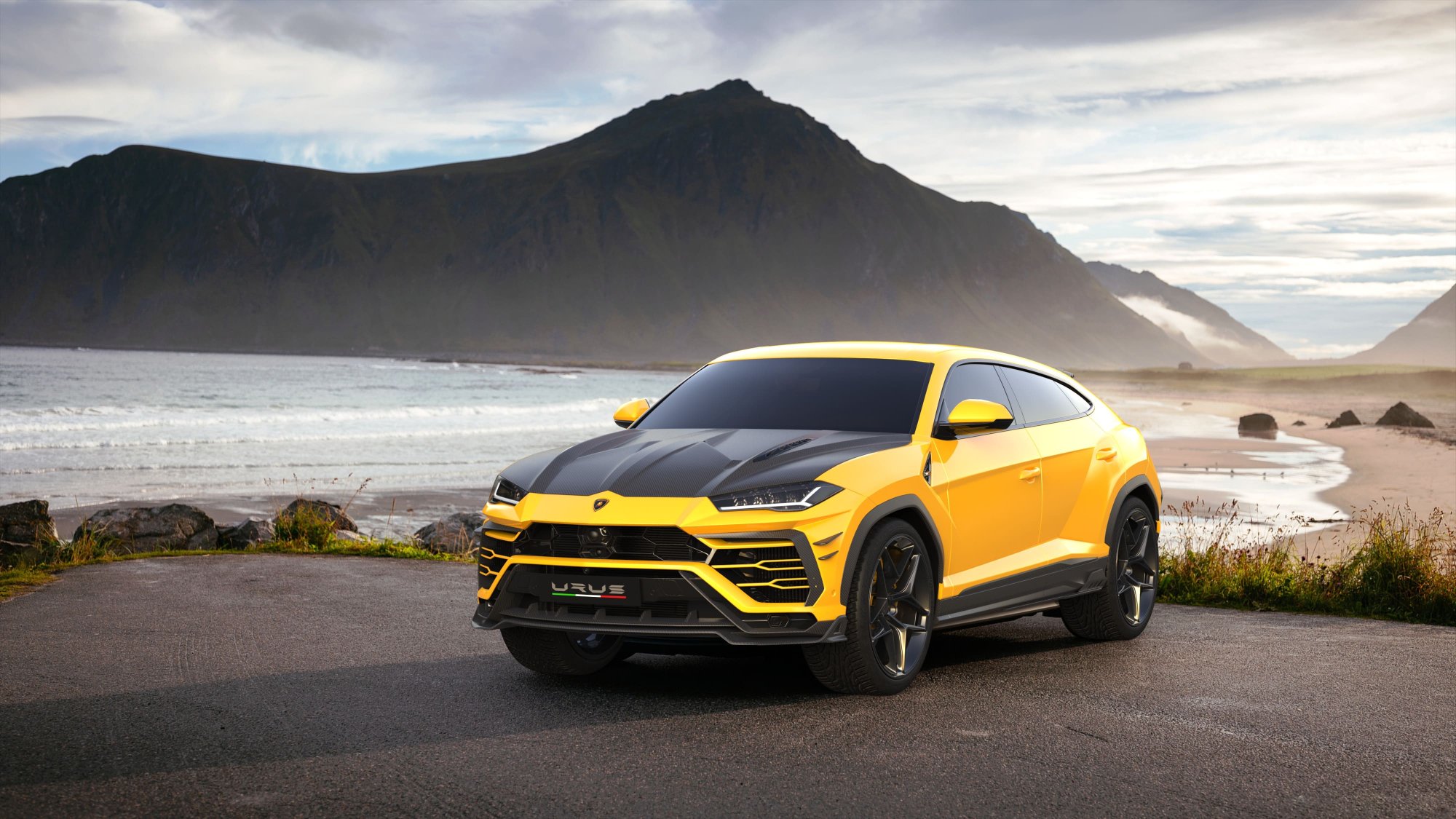 Check our price and buy Renegade Design Carbon Fiber Body kit set for Lamborghini Urus