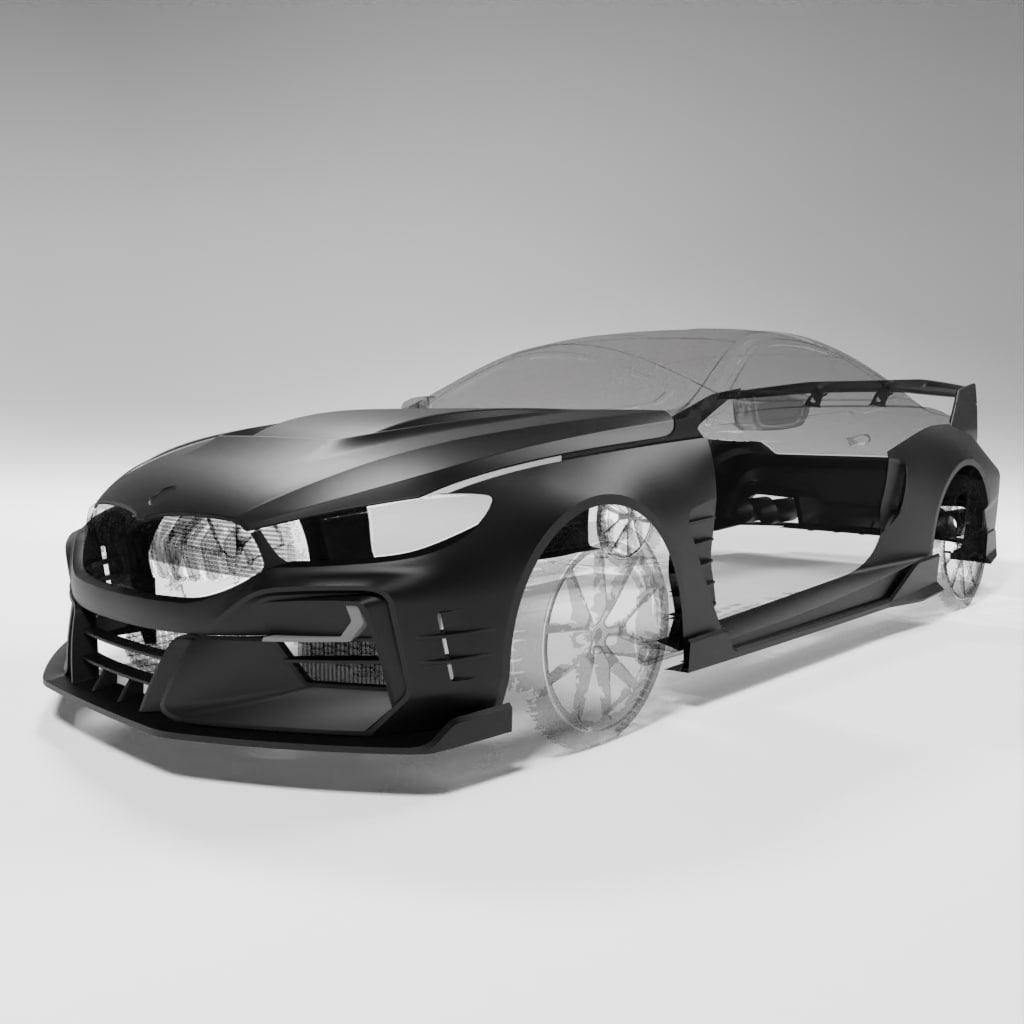 BMW M8 Coupe F91/F92/F93 GTR Custom Wide-Body Kit by Hycade