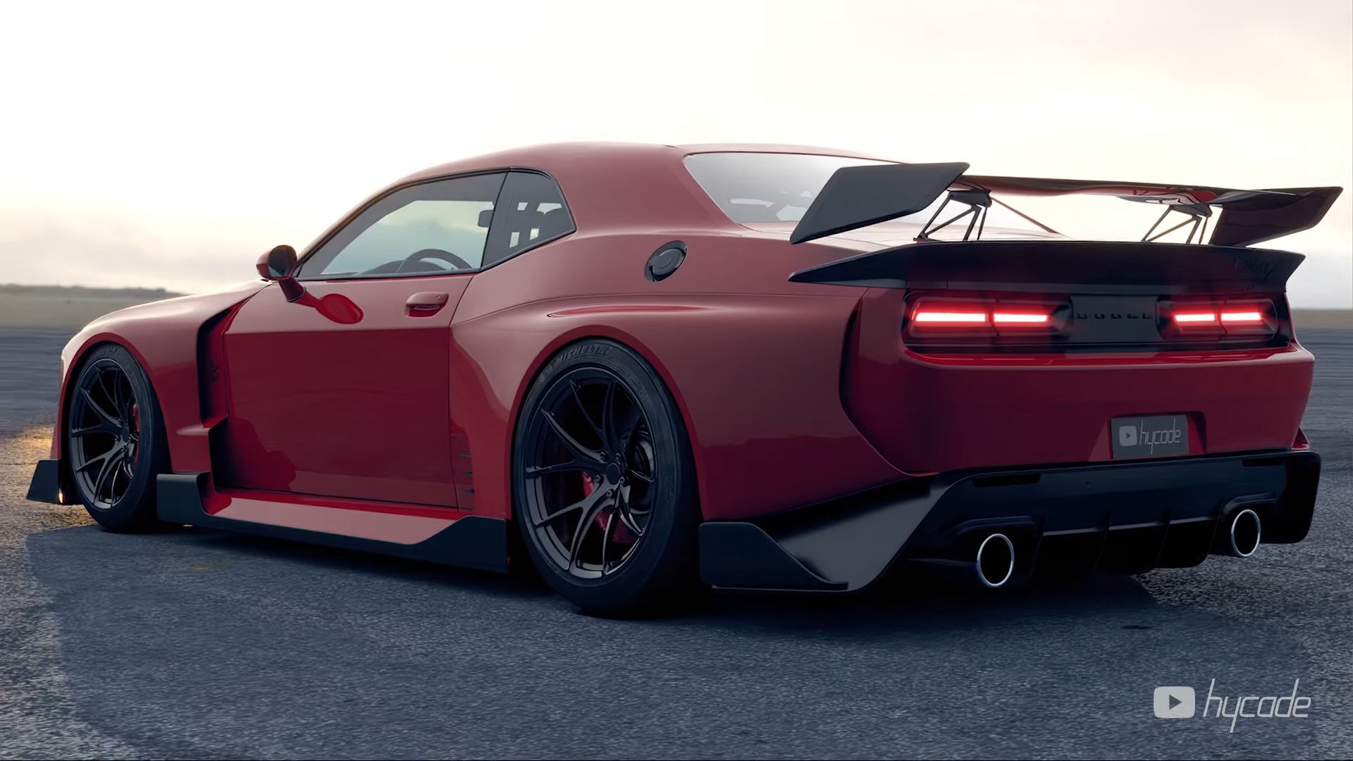 Dodge Challenger Demon Custom Wide Body Kit by Hycade Buy with delivery,  installation, affordable price and guarantee