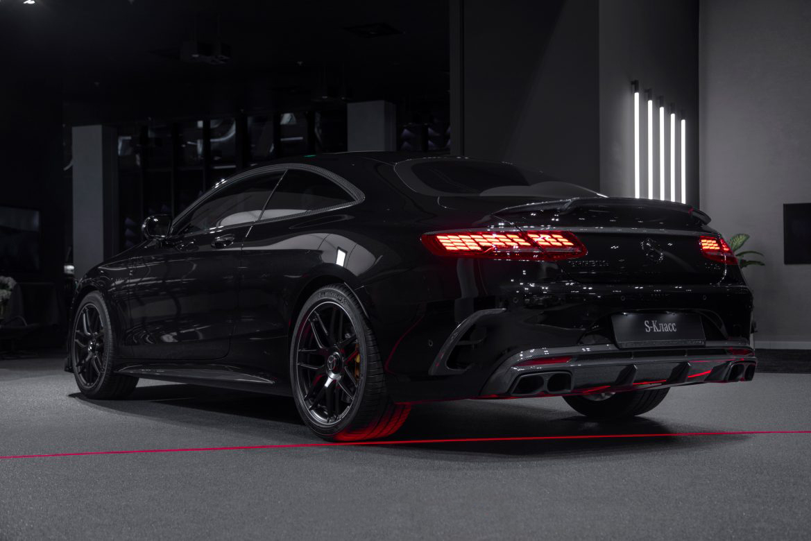 Rear diffuser BS Style carbon for Mercedes S-class Coupe C217 AMG S63
