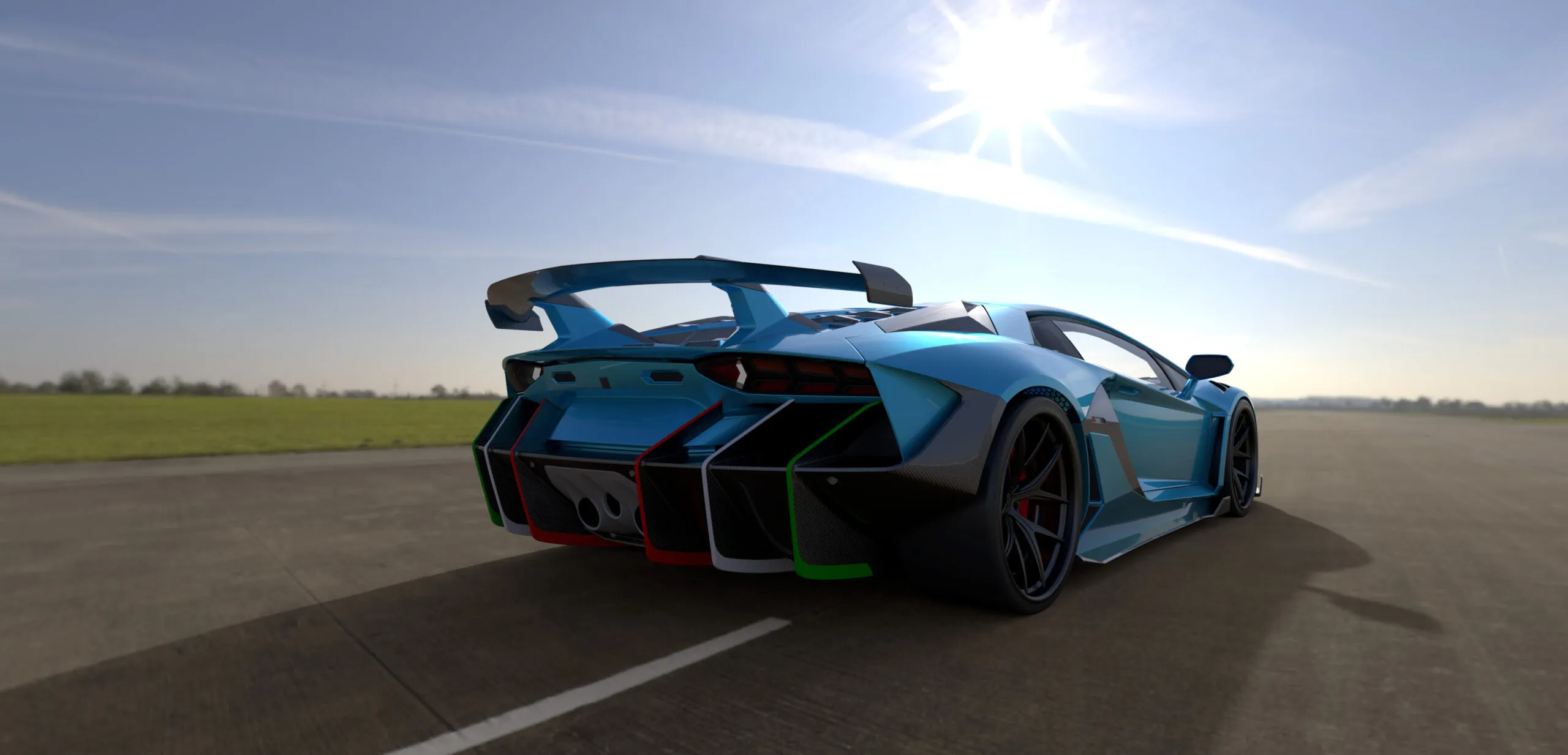Check price and buy Duke Dynamics Body kit set for Lamborghini Aventador Widebody kit
