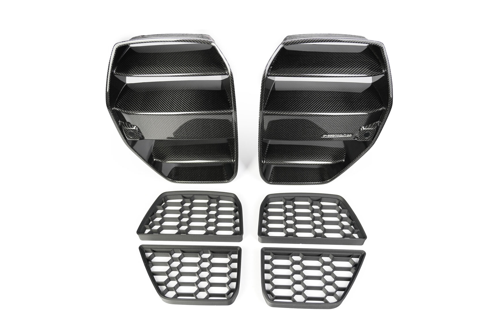 Radiator grille Streetfighter + protective nets Forged Carbon for BMW M4 G82/G83