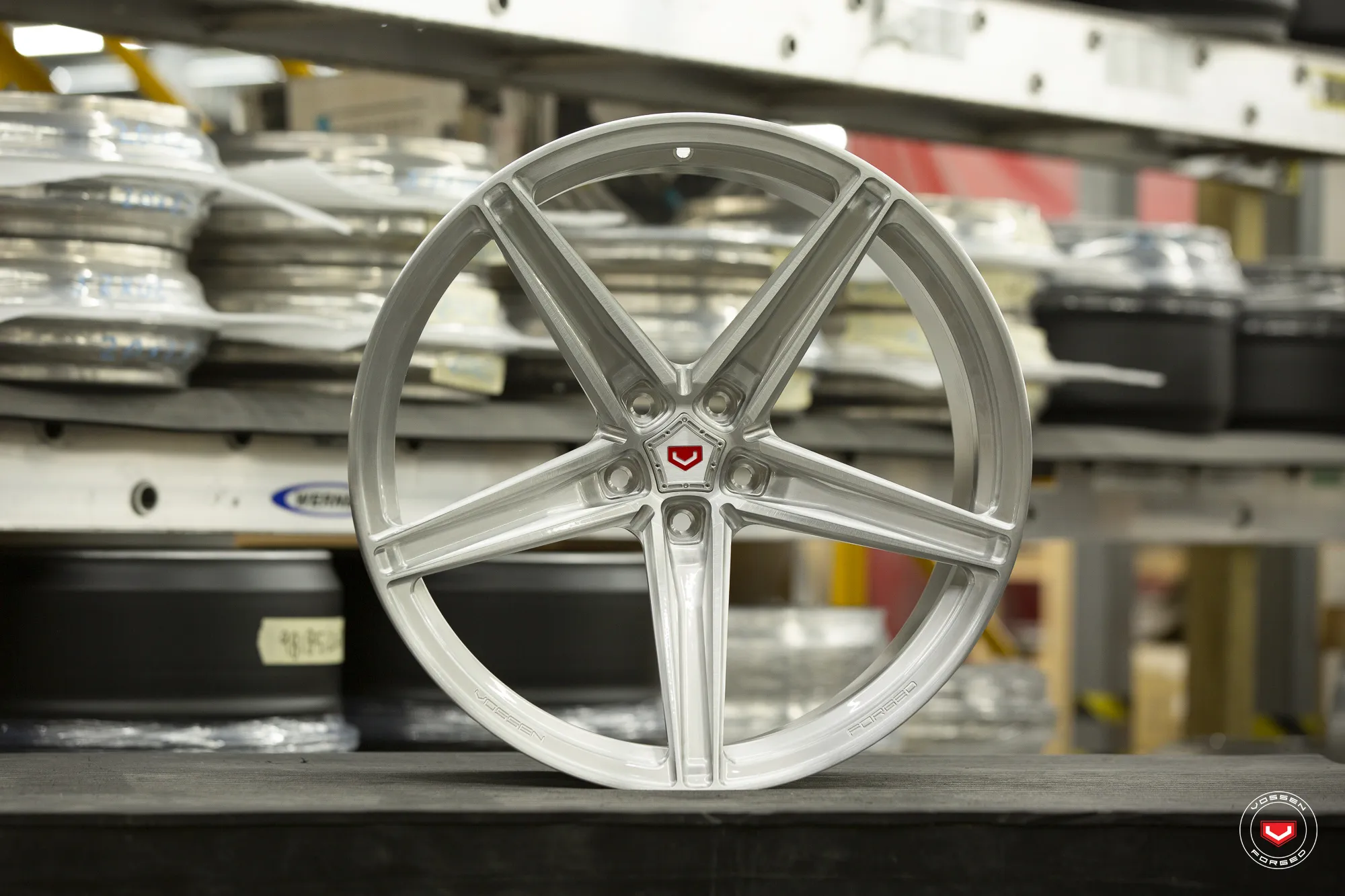 Vossen M X5 forged wheel — concave face detail