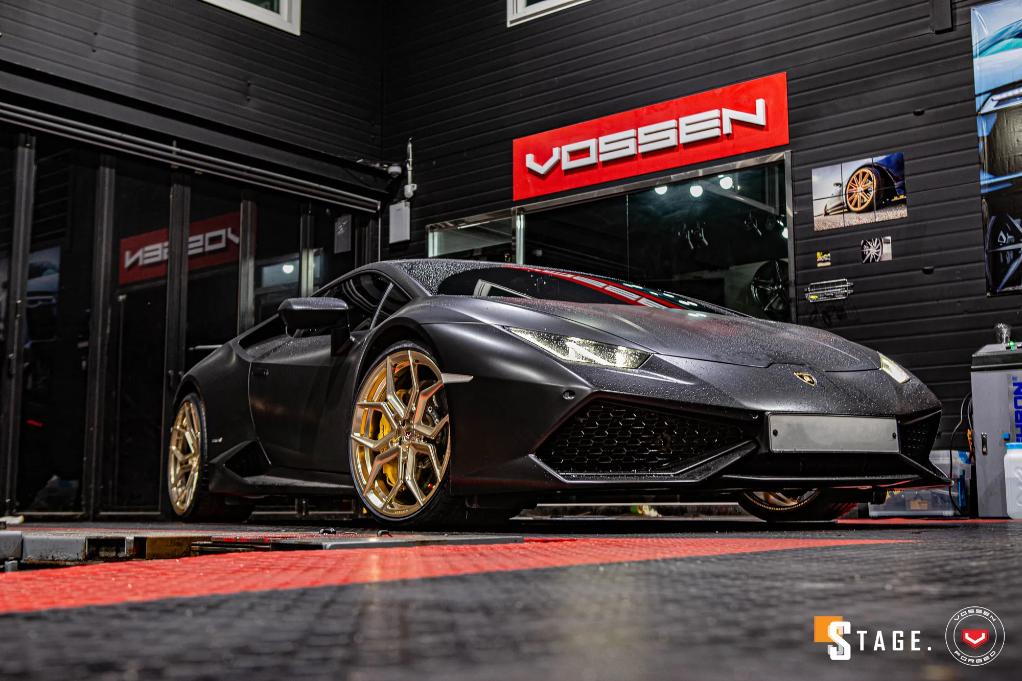 Vossen EVO 3 forged wheel — rear angle