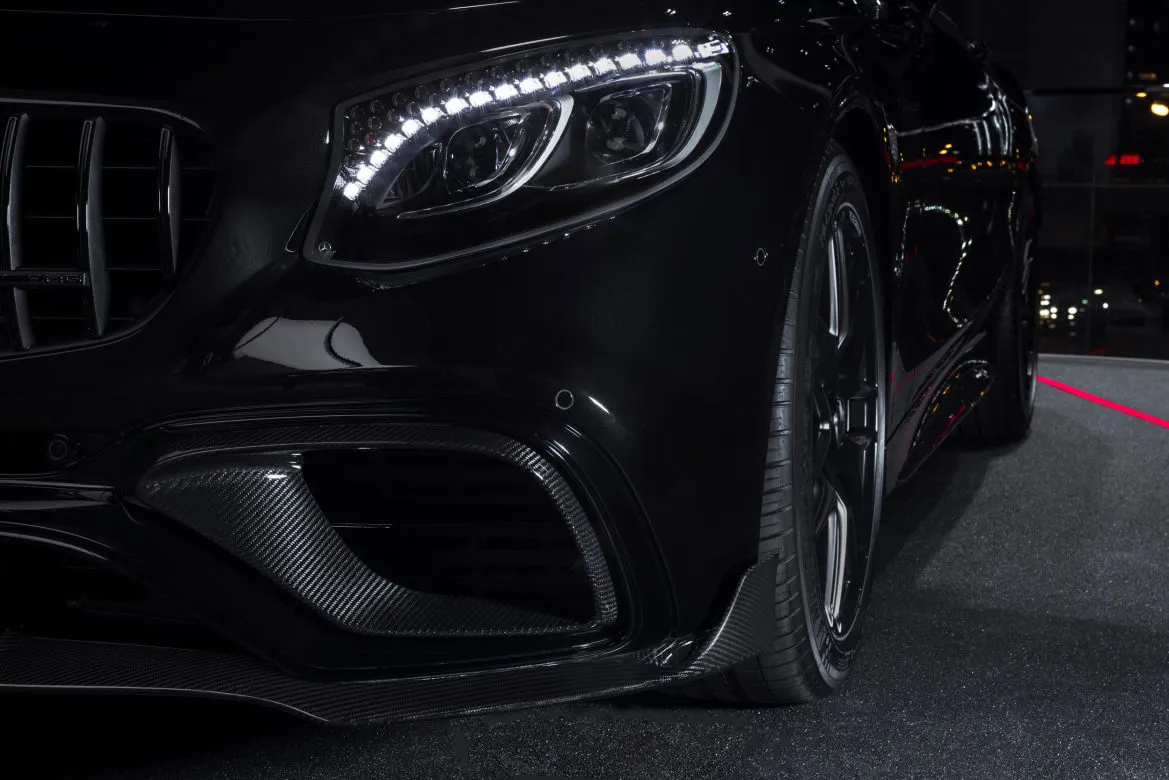Front apron attachments BS Style carbon for Mercedes S-class Coupe C217 AMG S63