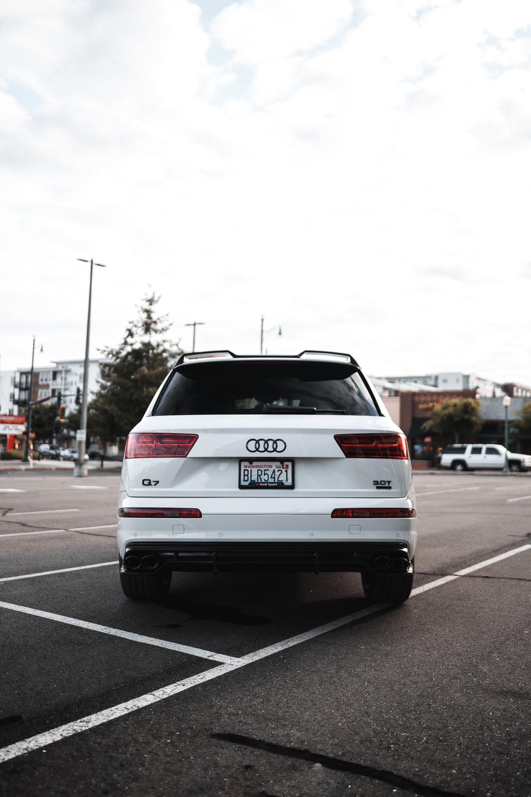 Rear bumper diffuser Renegade Design for Audi Q7 4M Anubis