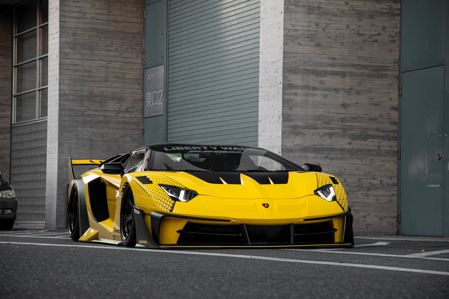 Check our price and buy Liberty Walk body kit for Lamborghini Aventador GT EVO!