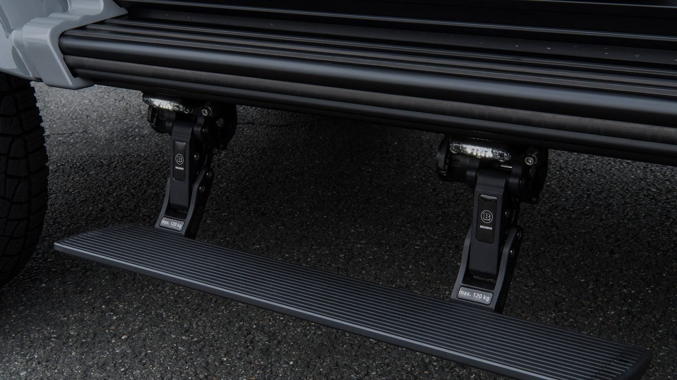 Power-retractable running boards front doors BS Style for Mercedes G-class W463 G 500 4X4²