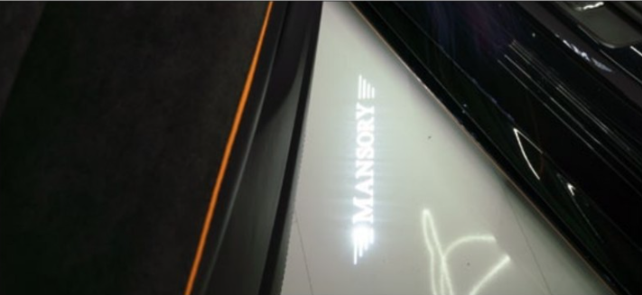 Door welcome lights with Mansory logo for Mercedes GLS X167