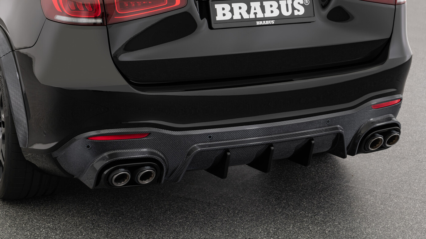 Rear diffuser Brabus Carbon for Mercedes-Benz GLS 800 AMG X167 AMG GLS 63