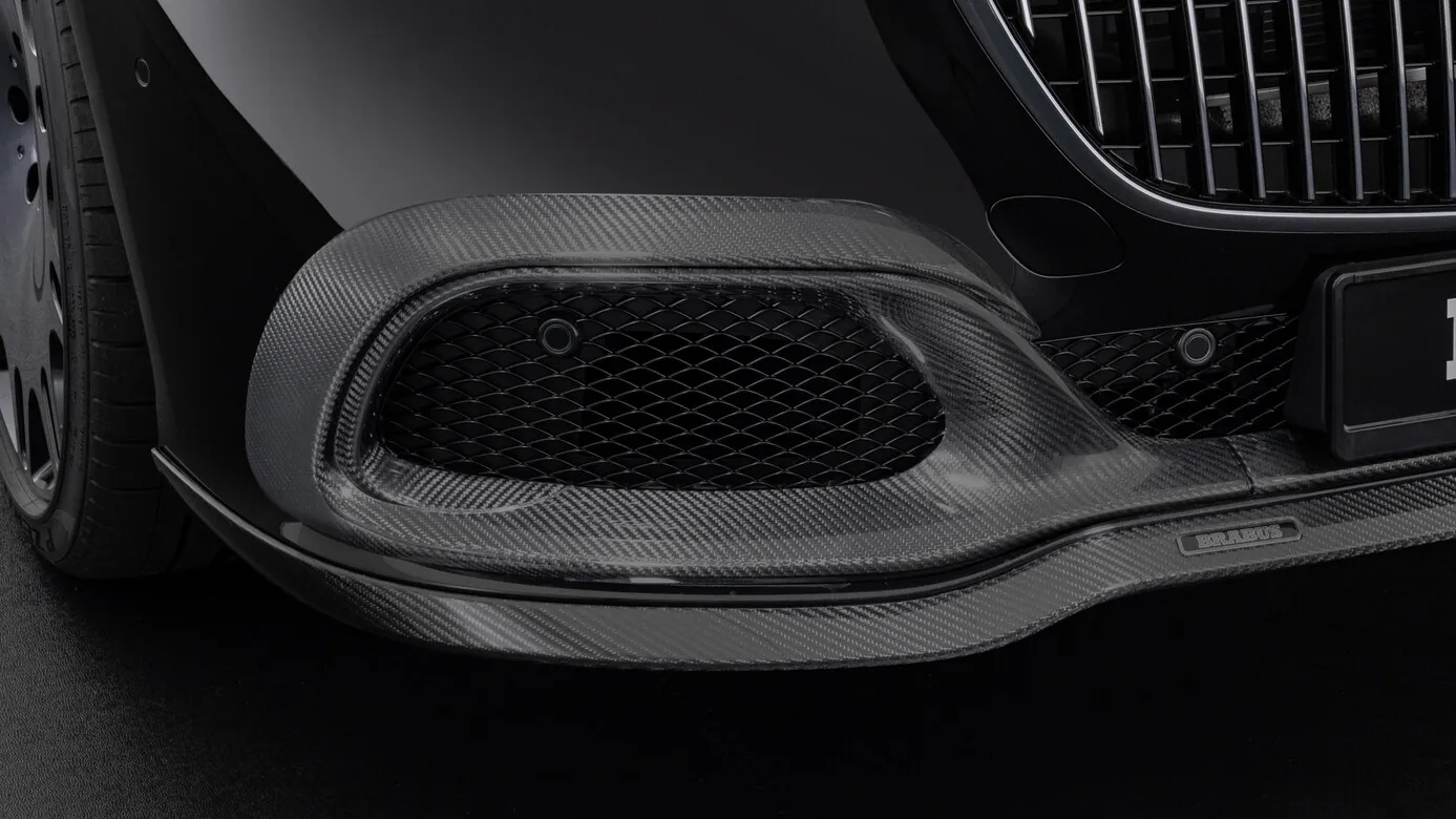 Front fascia attachments Brabus Carbon for Mercedes Maybach S-class Z223 S 580/S 680