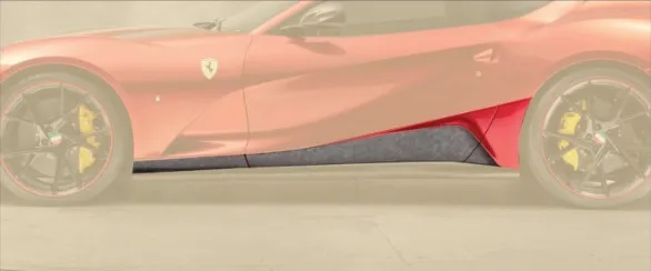 Side panels Mansory Carbon for Ferrari 812 Superfast Stallone