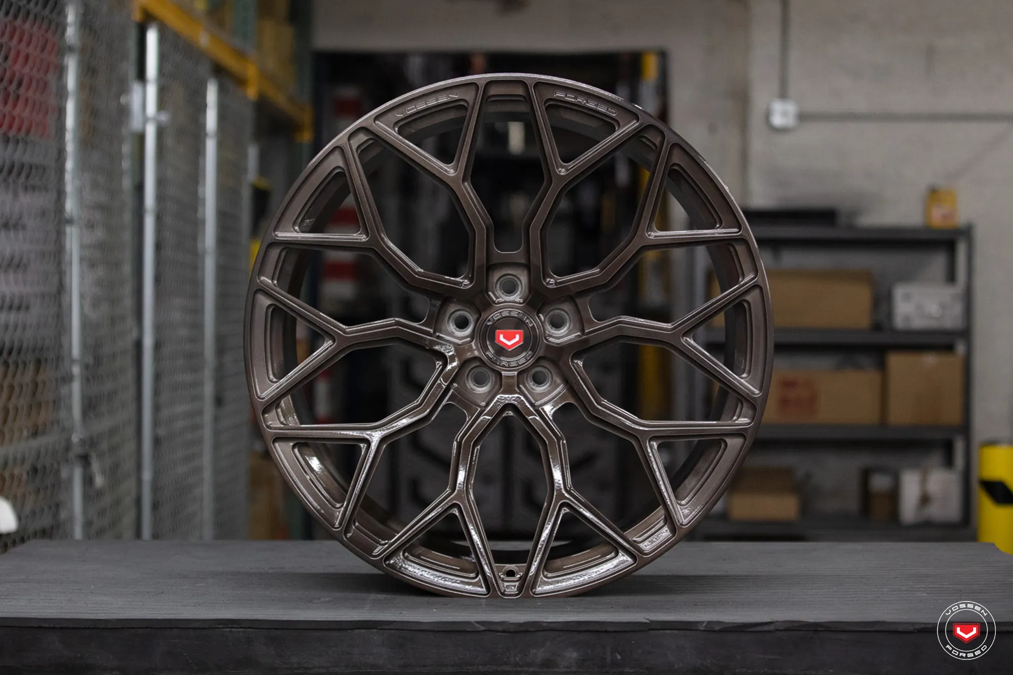 Vossen S17 01 forged wheel — front view
