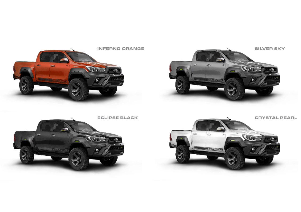 Check our price and buy Carlex Design body kit for Toyota Hilux Prime!