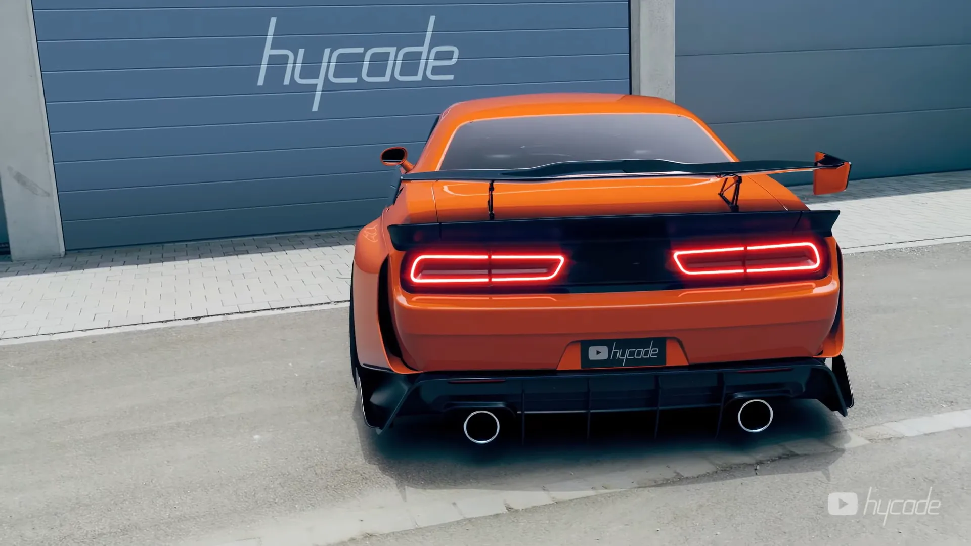 Dodge Challenger Demon Custom Wide Body Kit by Hycade