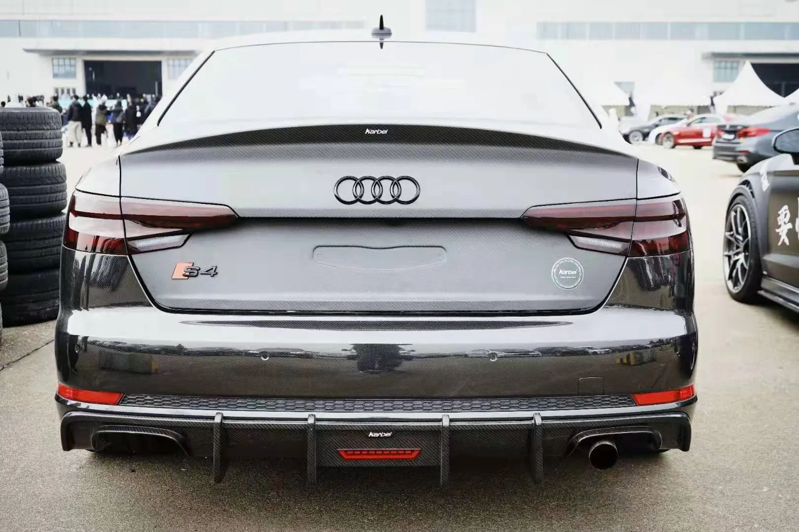 Check our price and buy Karbel Carbon Fiber Body kit set for Audi S4 B9 Restyling