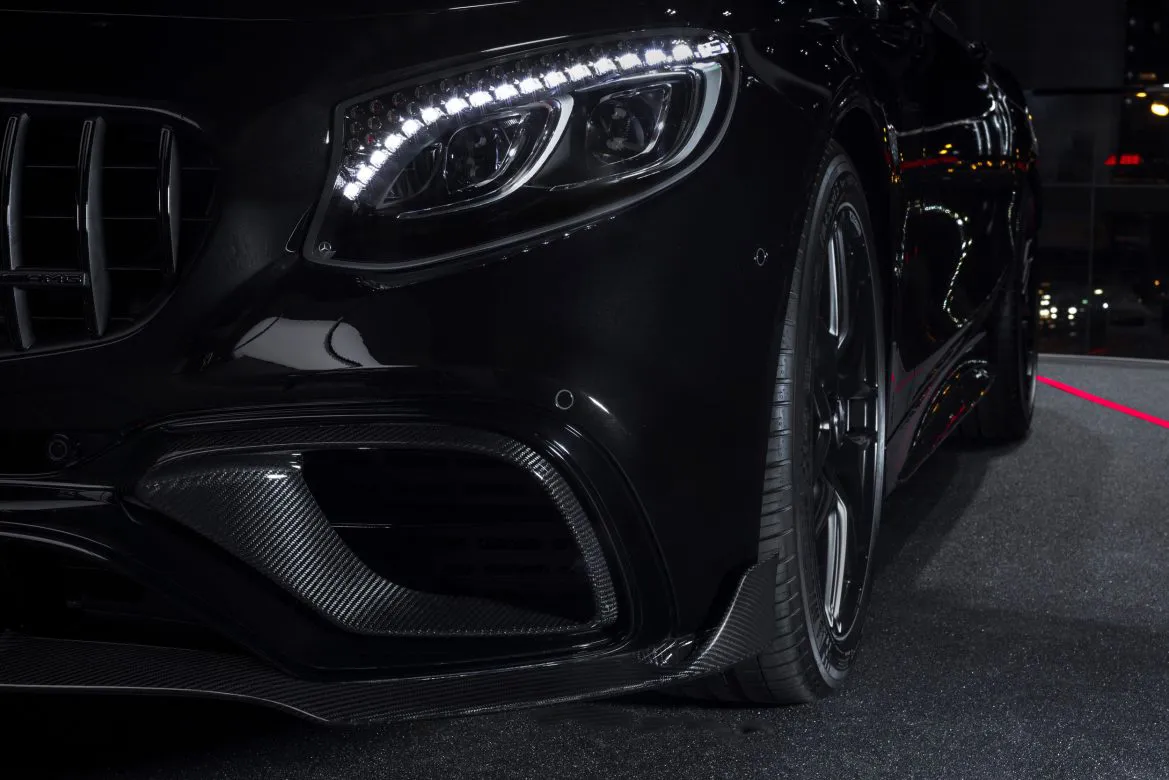Front apron attachments BS Style carbon for Mercedes S-class AMG A 217 AMG S 63