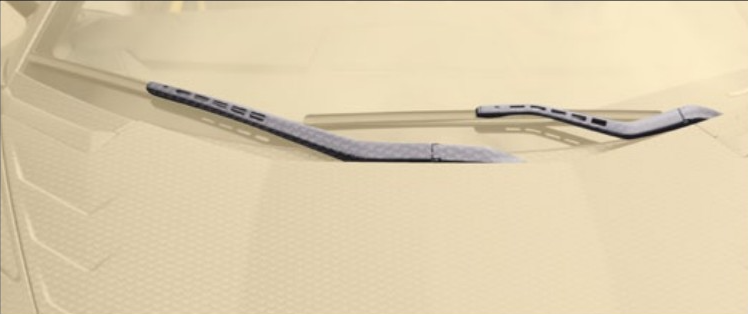 Carbon windshield wipers cover Mansory for Lamborghini Aventador