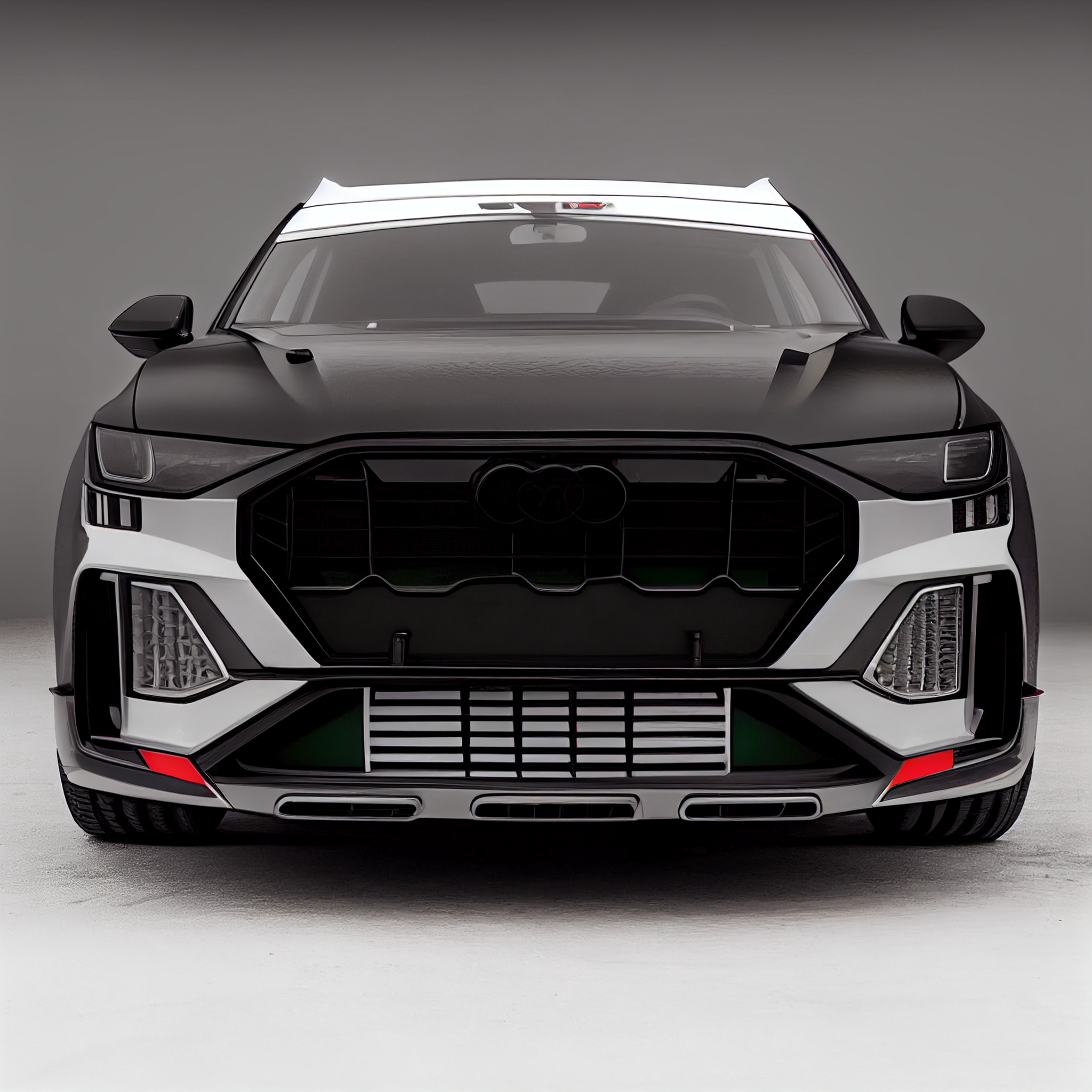 AI Custom Design Wide Body Front Bumper for Audi Q3 Ver 2.2