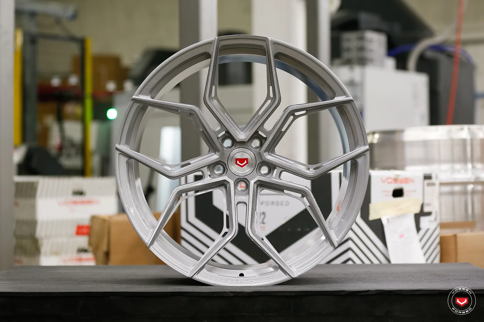 Vossen EVO 3R forged wheel — close-up spoke detail