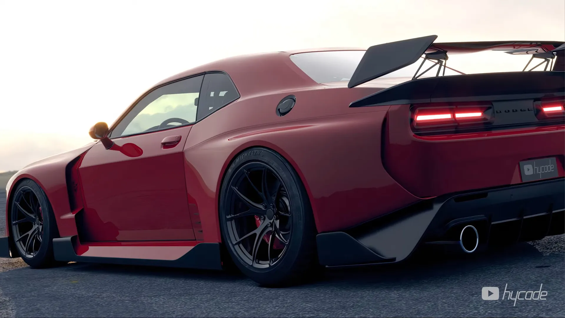 Dodge Challenger Demon Custom Wide Body Kit by Hycade