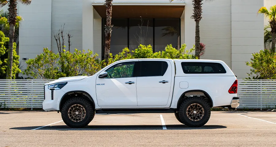 Check our price and buy Double Eight body kit for Toyota Hilux 125 Tundra Face!
