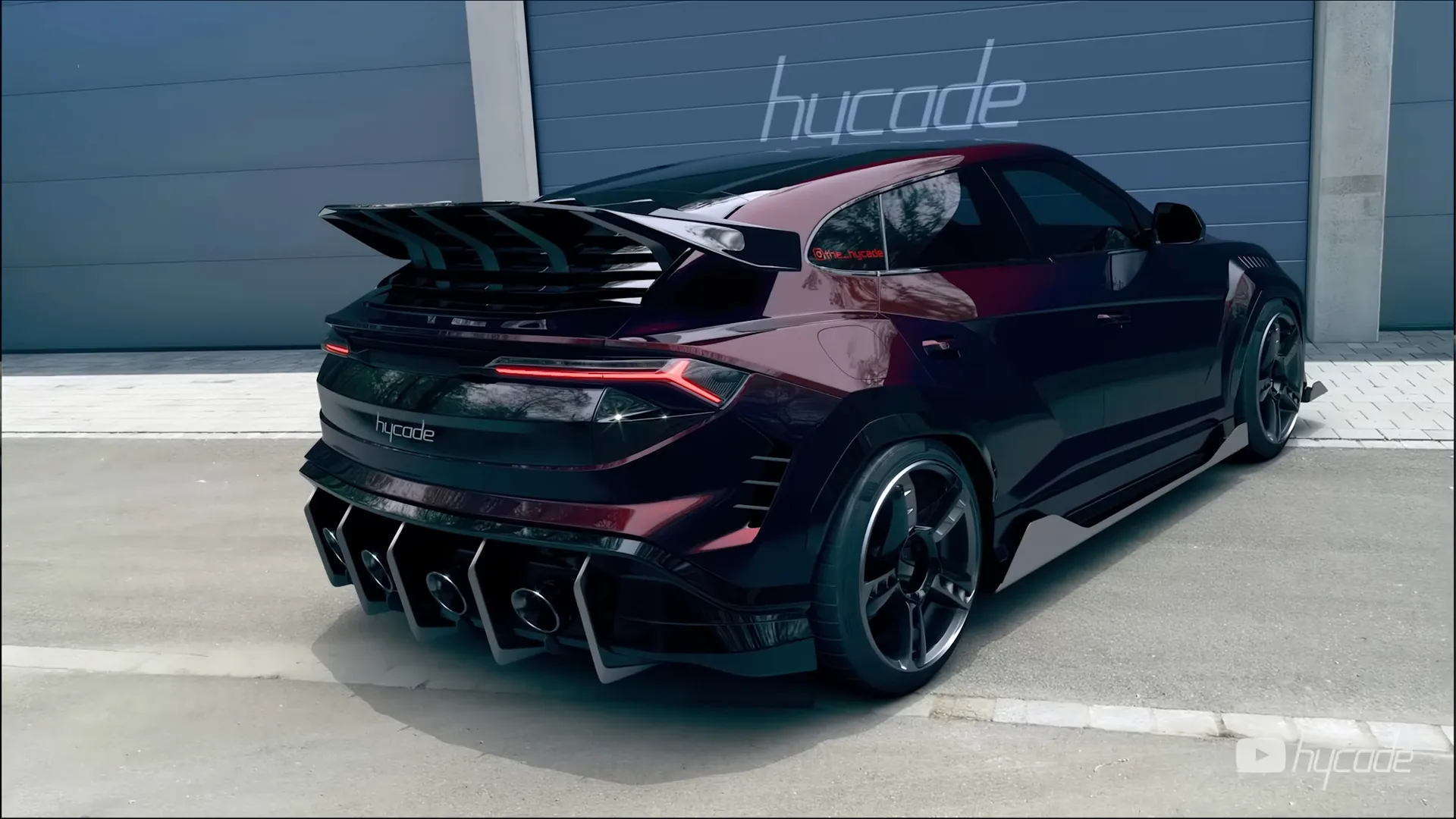 Lamborghini Urus Custom Wide Body Kit by Hycade