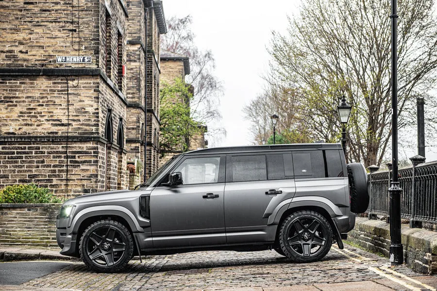 Check our price and buy Kahn Design carbon fiber body kit set for Land Rover Defender 110 wide track