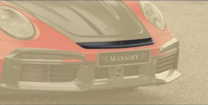 Air intake fron of front hood Mansory Carbon for Porsche 911 Turbo