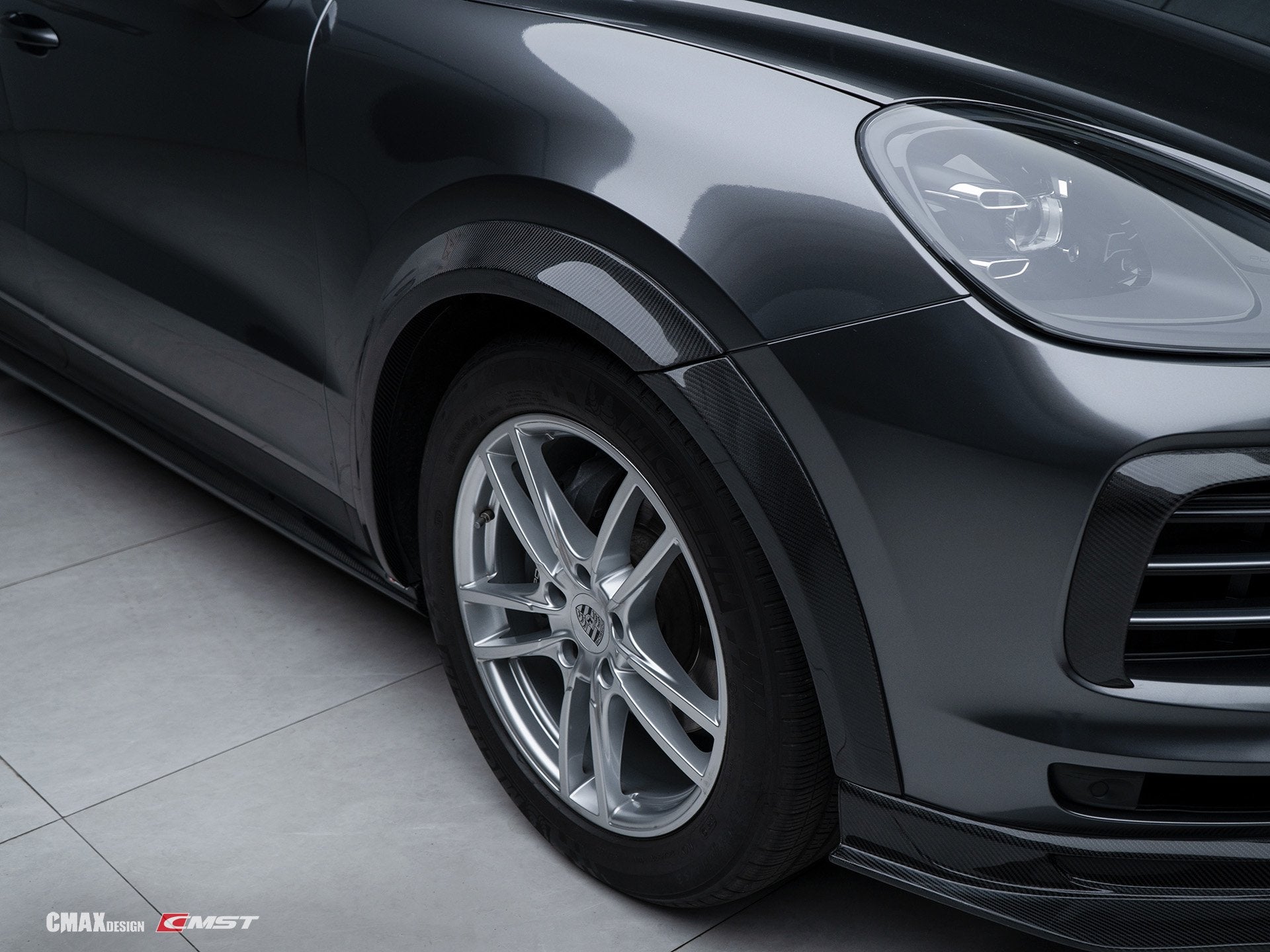 Check our price and buy CMST Carbon Fiber Body Kit set Style for Porsche Cayenne 9Y0