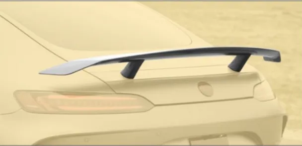 Rear wing Mansory Carbon for Mercedes-Benz AMG GT S Coupe