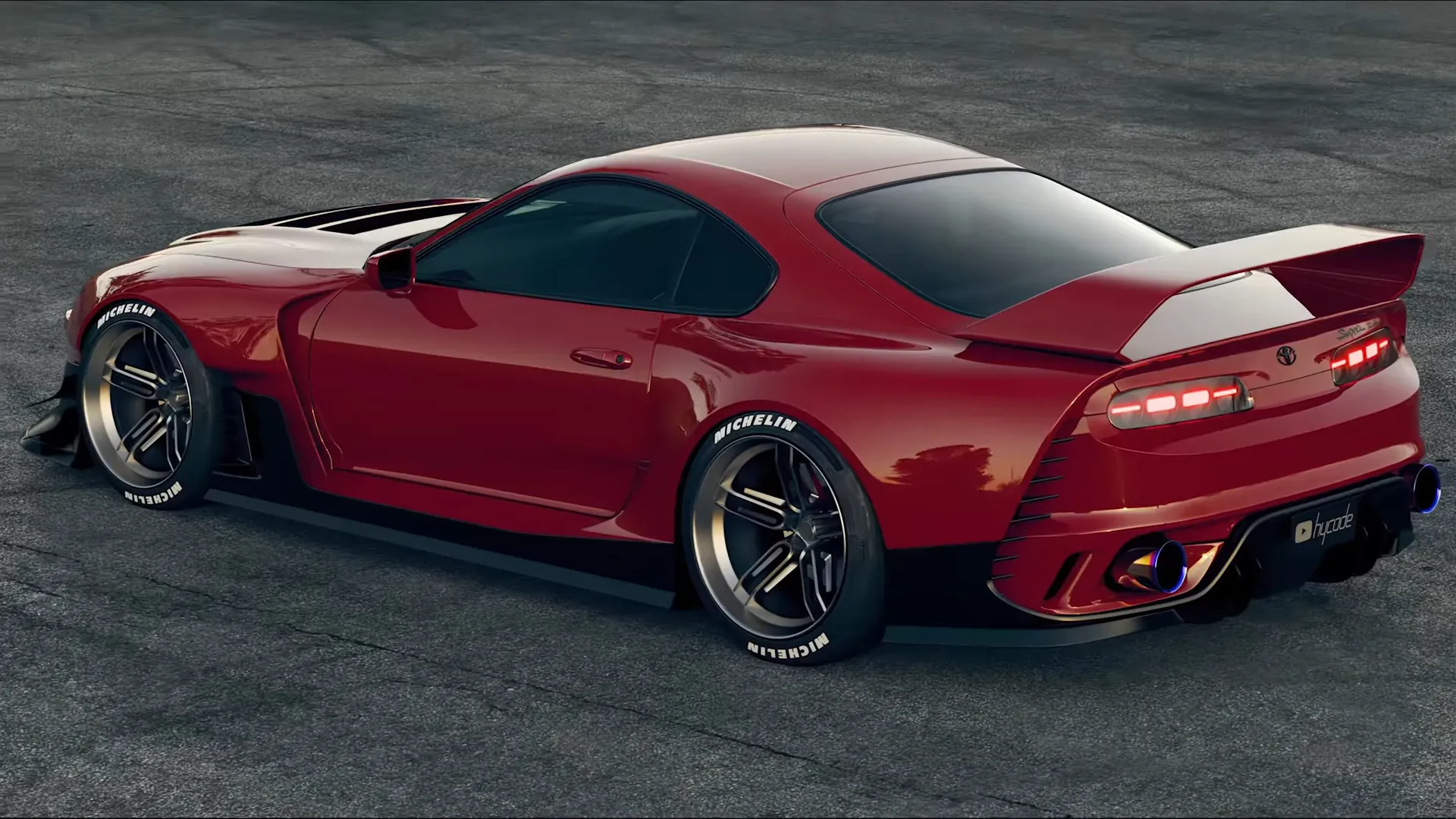 Toyota Supra MK4 Custom Body Kit by Hycade