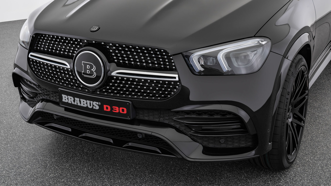 Front fascia inserts Brabus for Mercedes-Benz GLE V 167 AMG Line