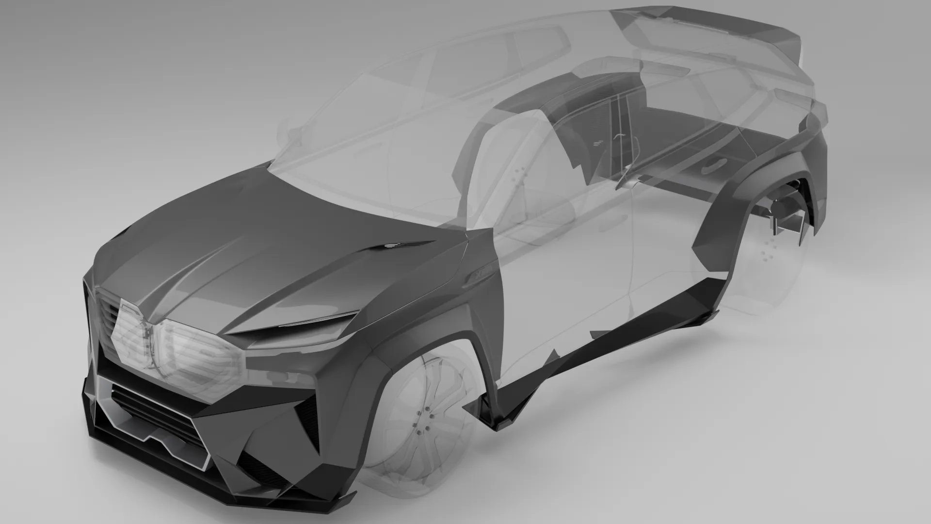 BMW XM Custom Design Wide Body Kit  "Summit" by Bête Noire