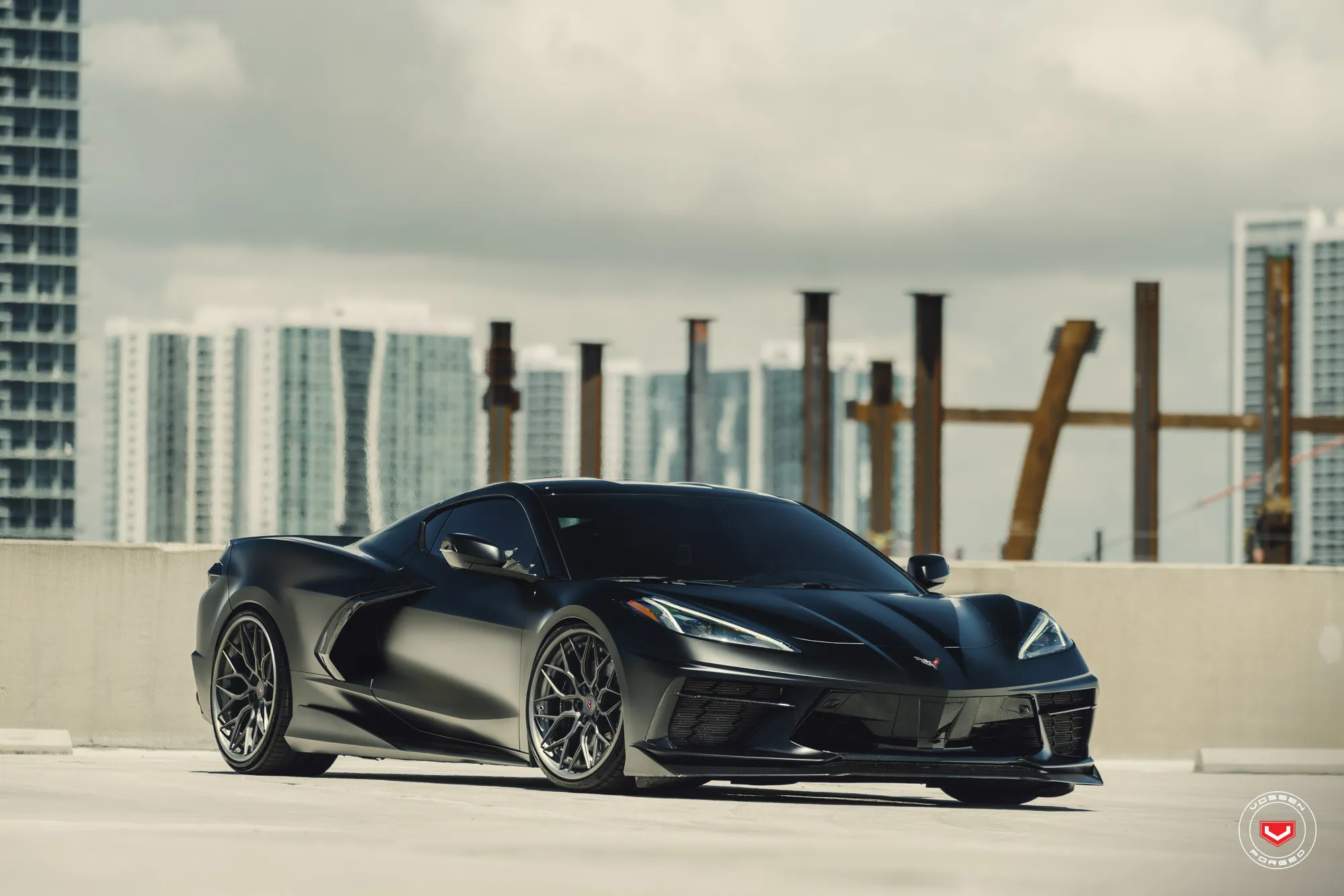 Vossen S17 01 3 PIECE 3-piece forged wheel — mounted on vehicle