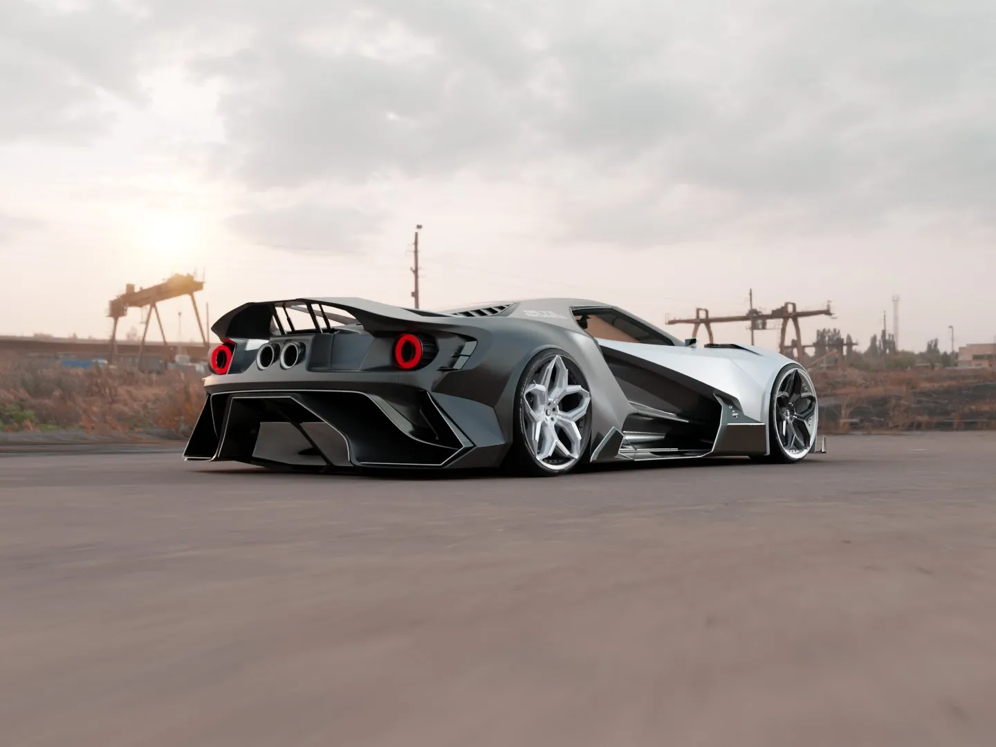 Ford GT Custom Design Wide Body Kit by Bête Noire